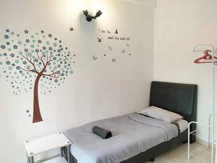 The single bedroom