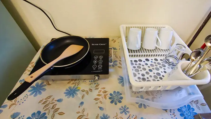 Kitchen equipment at Fuji Home
