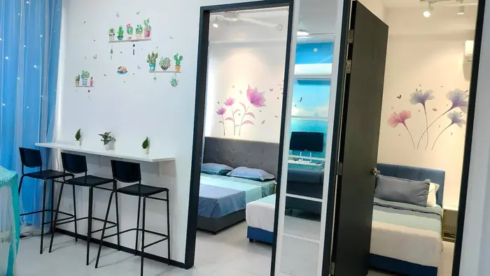 A bedroom at Ocean Home